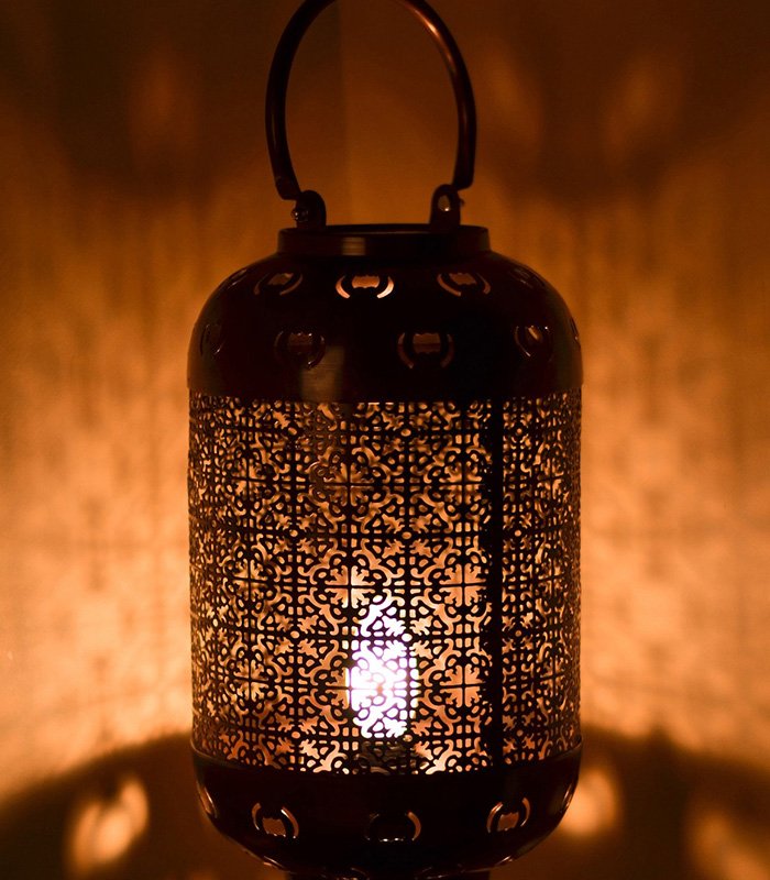 HOMESAKE-Contemporary-Decor-Brown-Metal-Table-Lamp-1